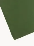 Westwing Collection Салфетки сервировочные Torry, тёмно-зелёные с белой вышивкой — фото 2