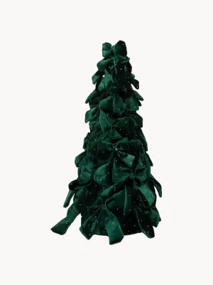 Vondels Украшение новогоднее Bows с бантами из полиэстера, тёмно-зелёное