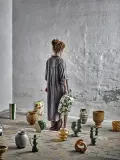 Bloomingville Ваза Uni из ротанга со стеклянным вкладышем, 26 см — фото 4