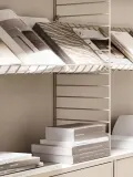 String Furniture Настенная панель String System 20х75 см, светло-бежевая — фото 4