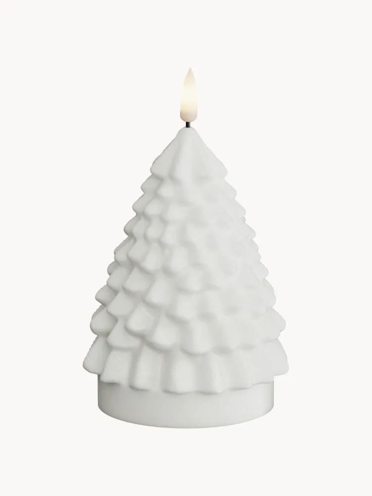 Deluxe Home Art Светодиодная свеча ручной работы Christmas Tree, высота 11 см