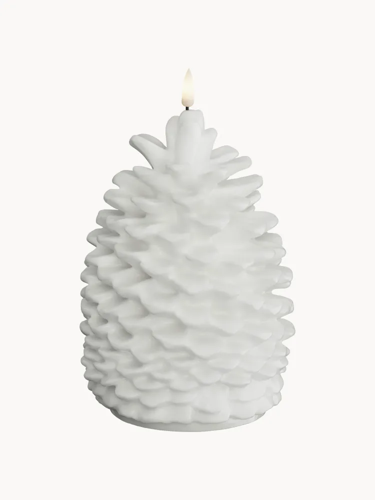 Deluxe Home Art Светодиодная свеча ручной работы Pine Cone, высота 19 см