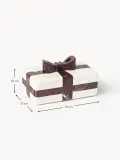 Westwing Collection Шкатулка Cutemas из мрамора, 19 x 12 x 10 см, белая, бордовый мрамор — фото 2