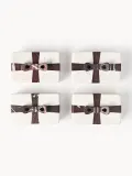 Westwing Collection Шкатулка Cutemas из мрамора, 19 x 12 x 10 см, белая, бордовый мрамор — фото 5