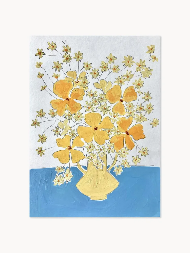Poster and Frame Постер Yellow