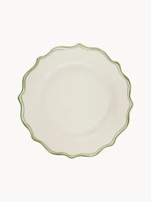 Anna + Nina Тарелка для завтрака Scalloped с фигурным краем, 22 см