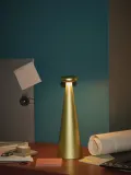 Alessi Настольный светильник Bedin светло-зелёный — фото 5