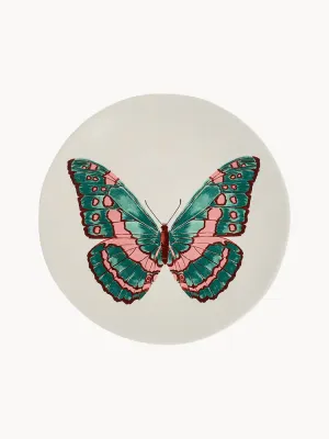 Anna + Nina Тарелка десертная Butterfly Manor ручной работы, 15 см