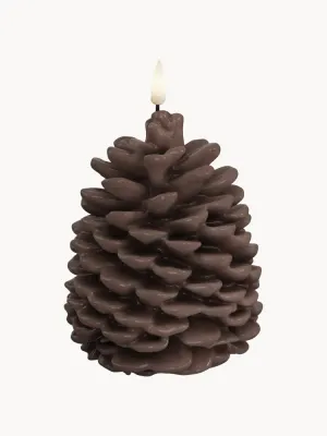 Deluxe Home Art Свеча светодиодная Pine Cone из воска, высота 13 см