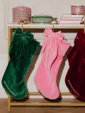 Vondels Носок для подарков Santa's Favorite, тёмно-зелёный с золотистым — фото 2