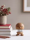 Hoptimist Статуэтка Bumble из дуба, диаметр 4 см, высота 6 см, светлое дерево — фото 2