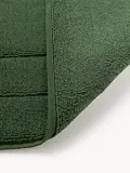 Westwing Collection Коврик для ванной Premium из органического хлопка, темно-зеленый — фото 4
