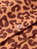Westwing Collection Пододеяльник Leo из перкали, терракотовый с бордовым — фото 4