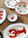 &klevering Блюдо сервировочное Sirene, 31 см, чёрное со светло-голубым — фото 4