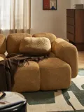 Westwing Collection Подушка декоративная Tayla из плюша тедди-букле — фото 6
