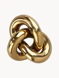 Cooee Design Статуэтка Knot в форме узла, ширина 12 см, высота 6 см, золотистая — фото 1