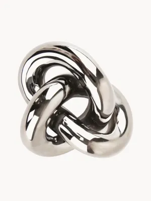 Cooee Design Статуэтка Knot в форме узла, ширина 12 см, высота 6 см, серебристая