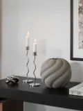 Cooee Design Статуэтка Knot в форме узла, ширина 12 см, высота 6 см, серебристая — фото 2