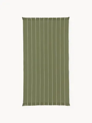 Westwing Collection Полотенце пляжное Piero, оливковый со светло-серым