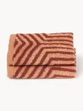 Westwing Collection Полотенце Fatu махровое, терракотовый, полотенце для лица, Ш 30 × Д 30 см, 2 шт., Odcienie terakoty / гостевое полотенце, Ш 30 × Д 50 см, 2 шт., Odcienie terakoty / полотенце для рук, Ш 50 × Д 100 см, 2 шт., Odcienie terakoty — фото 7