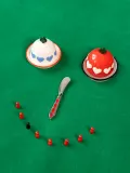 &klevering Маслёнка Hearts, красная с тёмно-зелёным — фото 3