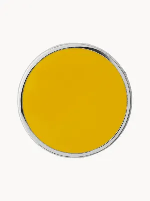 Mustard Made Магниты канцелярские The Buttons, 6 шт, солнечно-жёлтый с серебристой кромкой