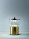 Bazar Bizar Настольный светильник Disco Muffin переносной, золотистый — фото 3