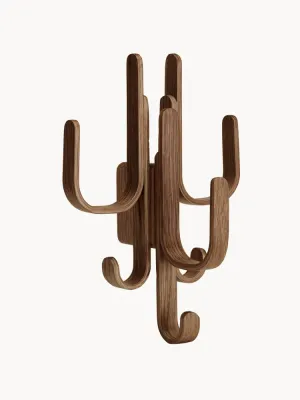 Cooee Design Вешалка настенная Woody из дуба, тёмное дерево