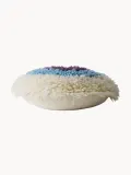 Hkliving Подушка декоративная Fluffy, диаметр 40 см, высота 5 см, сливовая, бирюзовая — фото 2