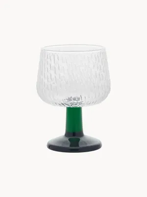 Marimekko Бокал для вина Syksy, тёмно-зелёный прозрачный
