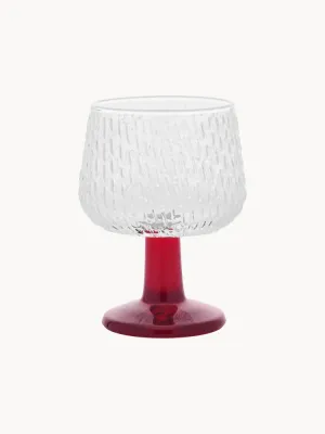 Marimekko Бокал для вина Syksy, бордовый прозрачный