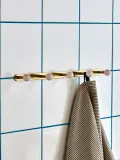 House Doctor Вешалка настенная Ball ручной работы, светло-розовая — фото 5