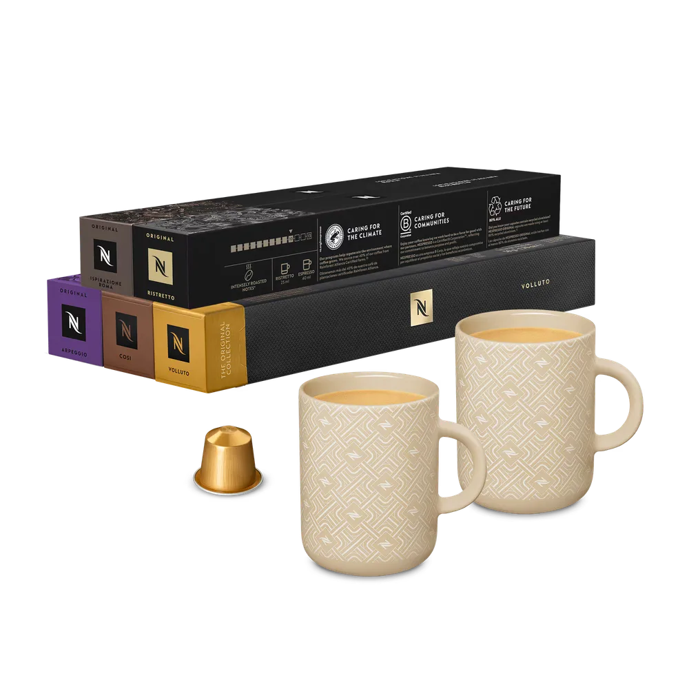 Nespresso 40-летие: кружки с кофе Original