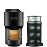 Кофемашина Nespresso Vertuo Pop чёрная и Aeroccino 3 — фото 1