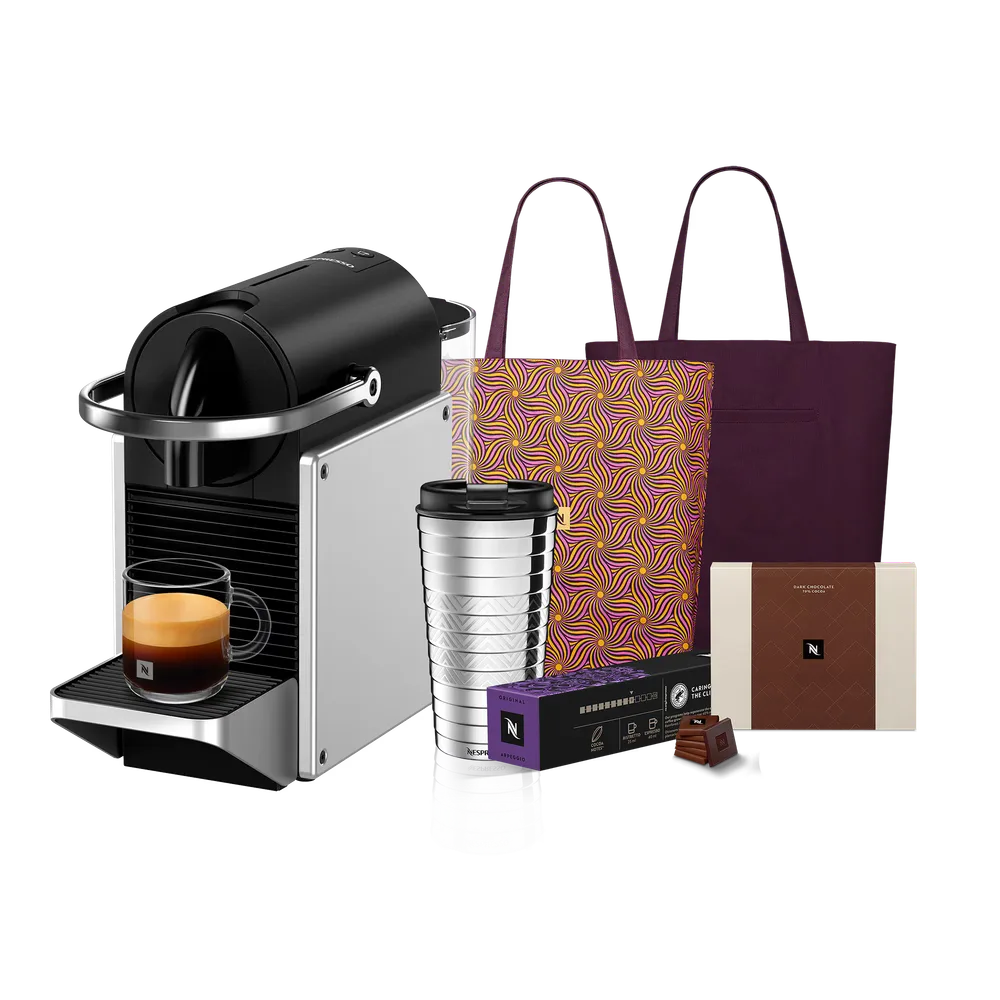 Кофемашина Nespresso Подарочный набор с PIXIE