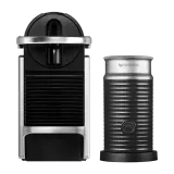Кофемашина Nespresso Pixie серебристая и Aeroccino 3 — фото 1