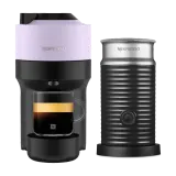 Кофемашина Nespresso Vertuo Pop сиреневая и Aeroccino 3 — фото 1