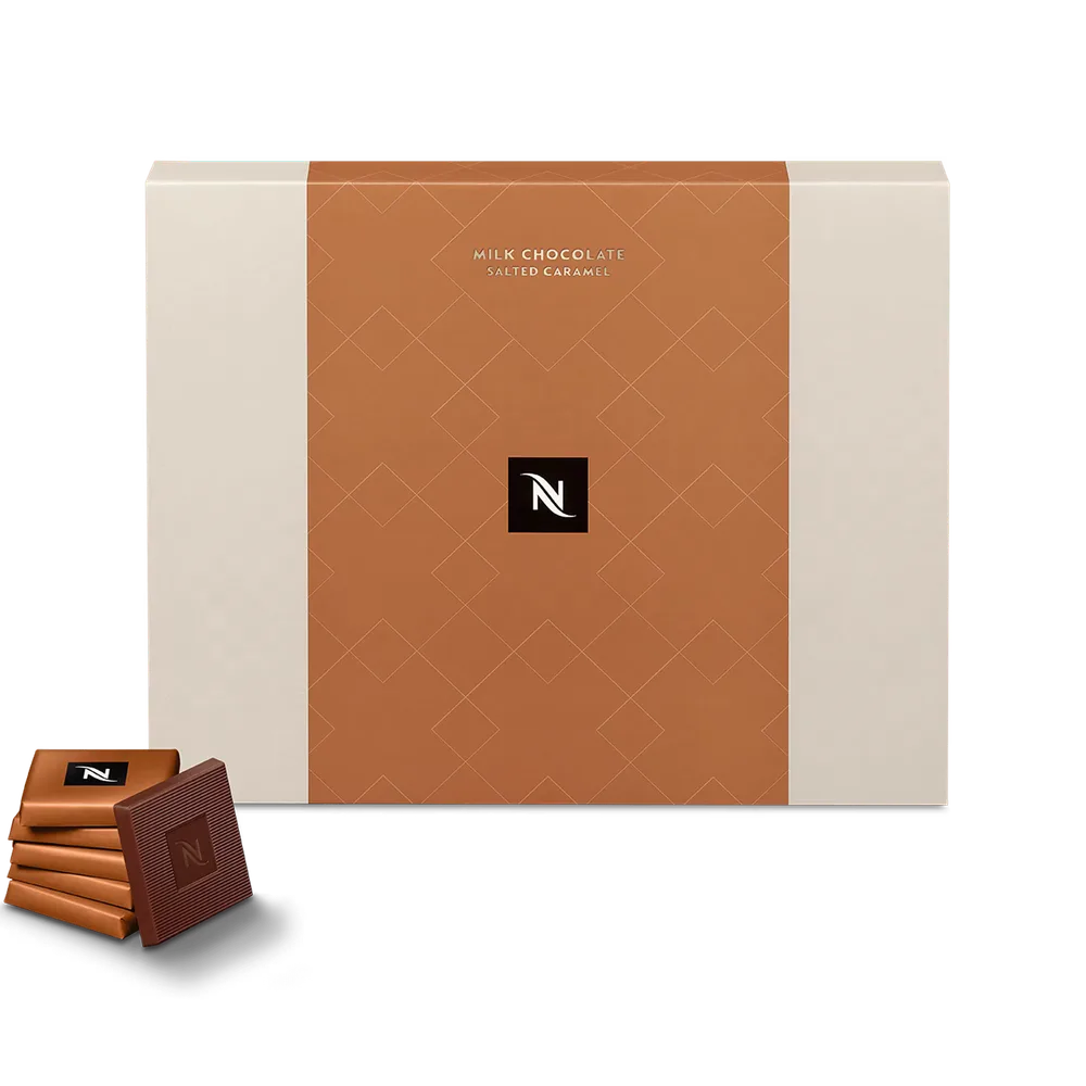 Nespresso Молочные шоколадки с солёной карамелью