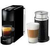 Кофемашина Nespresso Krups Essenza Mini чёрная с Aeroccino 3 — фото 1