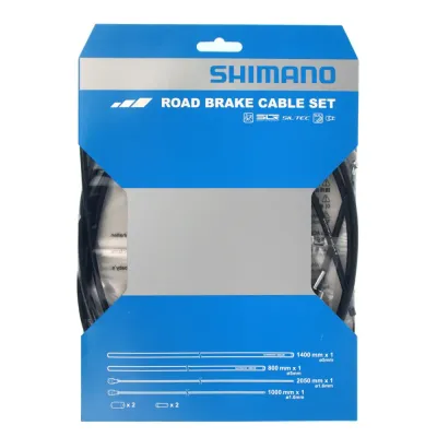 Комплект тормозных тросов и рубашек Shimano, назначение шоссе