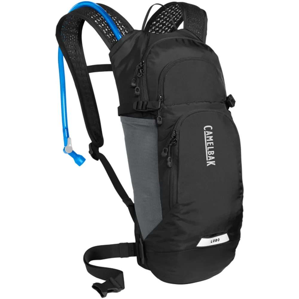 Рюкзак велосипедный с питьевой системой Camelbak Lobo, Объём 9 л, цвет чёрно-стальной / Объём 9 л, цвет чёрно-тёмно-синий