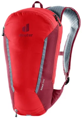 Рюкзак велосипедный Deuter Road One, Объём 5 л, цвет красно-серо-бордовый