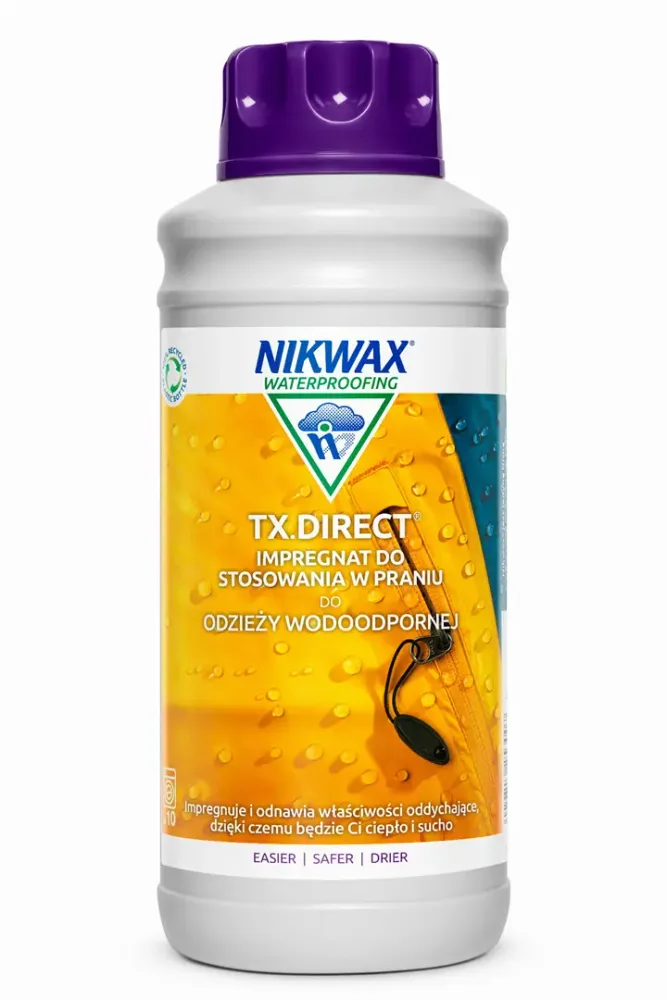 Пропитка Nikwax TX Direct Wash-In, Цвет бело-фиолетовый, упаковка 300 мл / Цвет бело-фиолетовый, упаковка 1 л