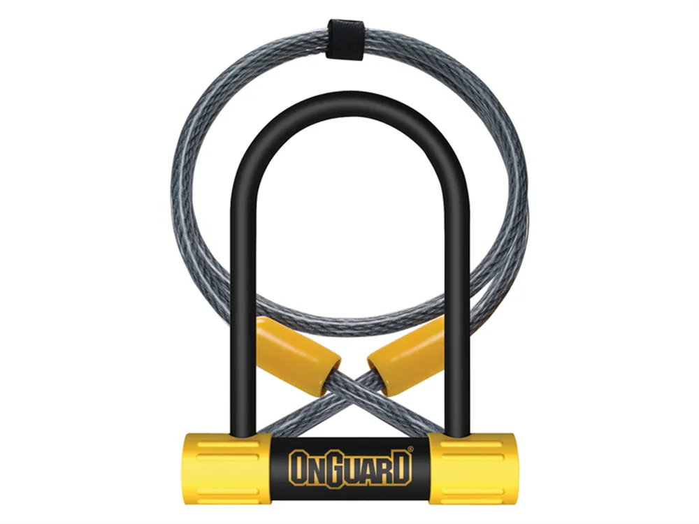 Замок велосипедный U-lock ONGUARD Bulldog Mini DT 8015 с тросом