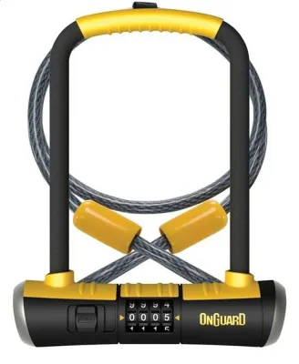Замок велосипедный U-lock ONGUARD Bulldog Combo DT 8012C с тросом