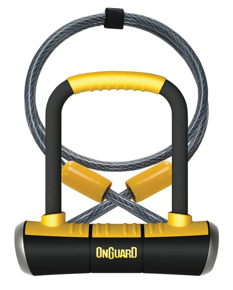 Замок велосипедный U-lock ONGUARD Pitbull Mini DT 8008 с тросом