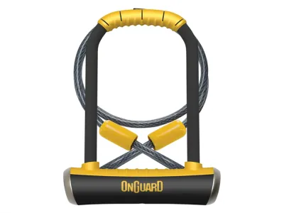 Замок велосипедный U-lock ONGUARD Pitbull Mini LS 8007DT с тросом