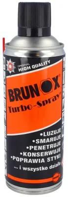 Средство для ухода Brunox Turbo-Spray Bike Fit, Цвет чёрно-оранжевый, упаковка 400 мл