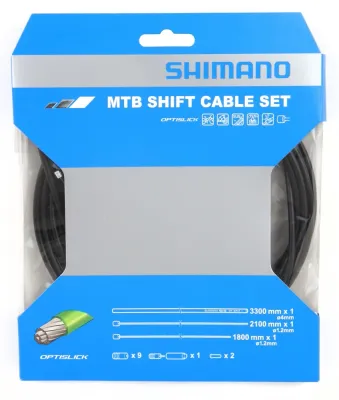 Комплект тросов и рубашек переключения Shimano MTB Optislik
