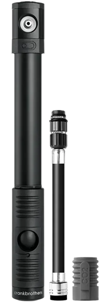 Насос велосипедный Crankbrothers Klic HP + CO2